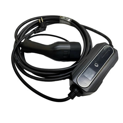 주문 슈코가 플러그를 고발하면서 조정할 수 있는 은 도금 EV 휴대 충전 장치 1 단계 AC 16A online manufacture