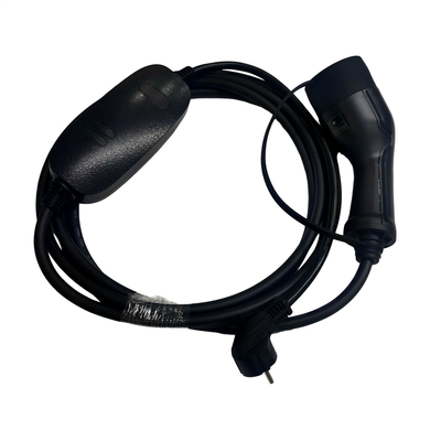 AC 16A 유럽 1 단계 1.0 EV 휴대 충전 장치 유형 2 IEC62196