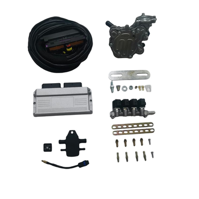 GPL Autogas 체계를 위한 56 Pin ECU 4 실린더 인젝터 가로장 LPG 변환 장비