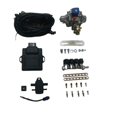 CNG LPG 미니 변환 키트 커버 32 핀 ECU 4 실린더 인젝터 레일 LPG CNG 감속기