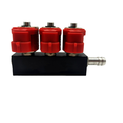 CNG / LPG 공통 분사 장치 레일을 위한 적색 2 호 오옴 / 3 오옴 3 실린더 LN-VTK03