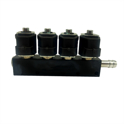 4 실린더 차량용 합금 12V LPG CNG 주입기 전문적으로 테스트 된 3 오hm 저항