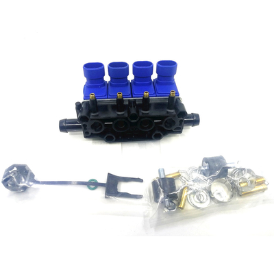 CNG 연료 인젝터 LPG 연료 인젝터가 2 / 3 / 4 실린더 엔진을 위해 격분하는 알루미늄 3Ohm