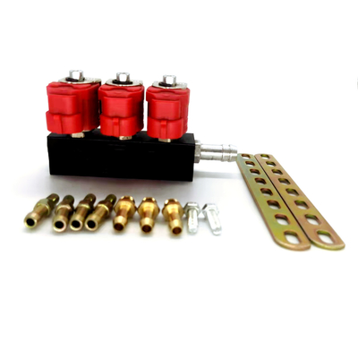 LN-VTK03 3 크릴 LPG CNG 가스 연료 분사 장치 레일 압축 천연 가스 분사기
