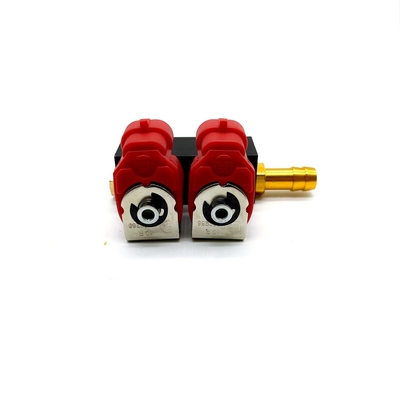 오토가스 변환계를 위한 2번 실린더 3Ohm CNG LPG 분사 장치 레일 연료 분사 장치 레일