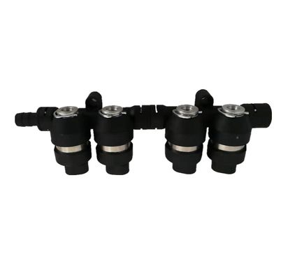 Good price 모이는 4 실린더 검은 LPG CNG 분사 장치 레일 2Ohm / 3Ohm 온라인으로